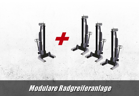 Modulare Radgreiferanlage